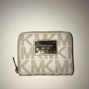 Michael Kors Small Logo Zip Wallet